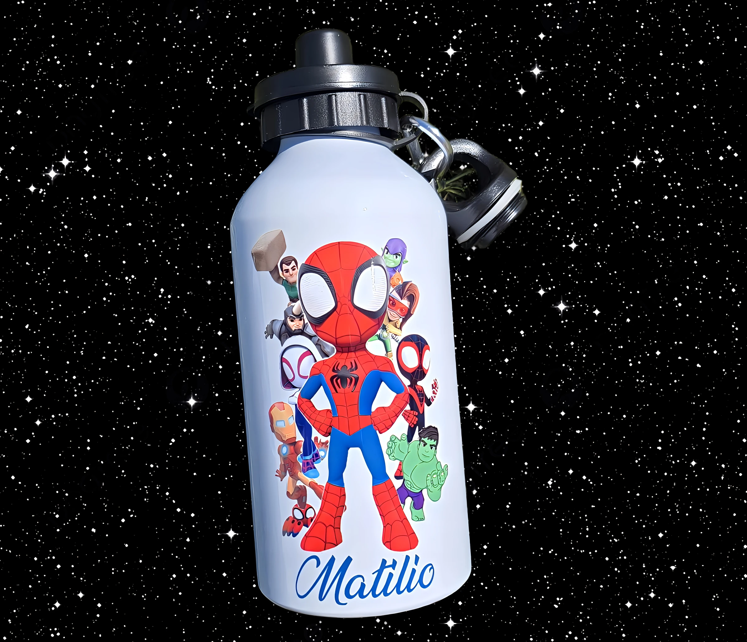 gourde personnalisée spidey